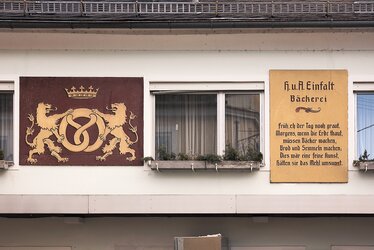 Sgraffito an der Bäckerei Einfalt