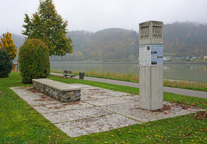 Römerrastplatz an der Donaupromenade