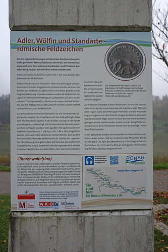 Römerrastplatz an der Donaupromenade