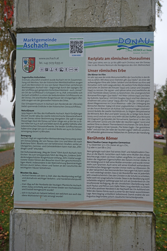 Römerrastplatz an der Donaupromenade