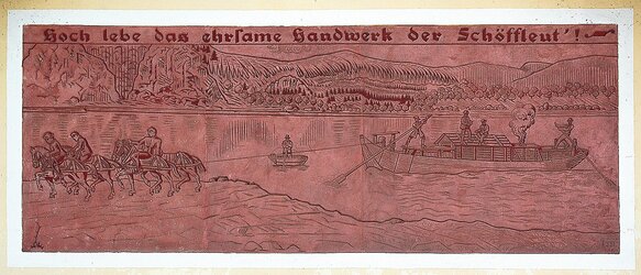 Sgraffito am Schopper- und Fischermuseum