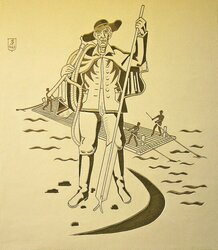 Sgraffito am Schulgebäude Neue Mittelschule - vormals Hauptschule