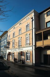 Haus Ritzbergerstraße 2 - Erinnerungstafel an den Bauernkrieg - Wirtshausschild