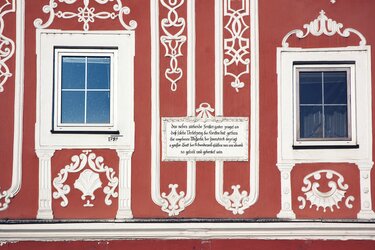 Fleischerhaus - Hochwassermarke