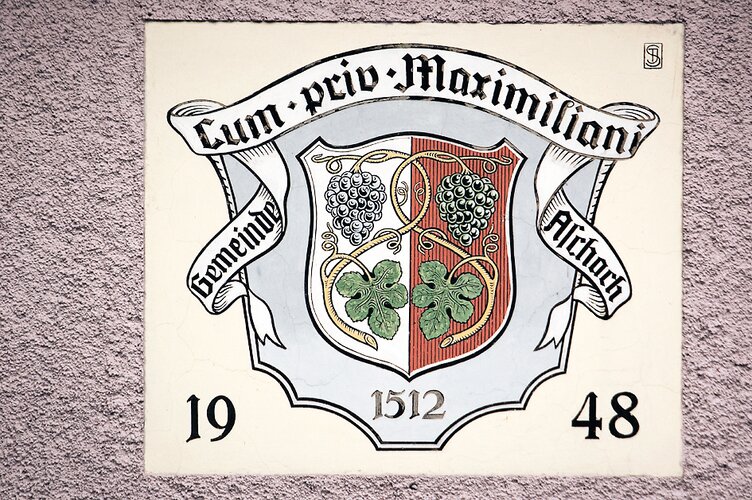 Altes Gemeindehaus - Wappendarstellung