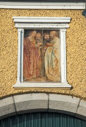 Haus Kurzwernhartplatz 12 - Wandbild