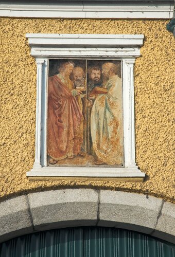 Haus Kurzwernhartplatz 12 - Wandbild