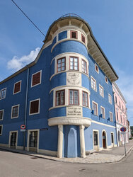 Haus Ritzbergerstraße 1 - Hausinschrift - Sonnenuhr