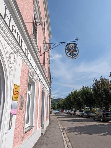 Haus Ritzbergerstraße 2 - Erinnerungstafel an den Bauernkrieg - Wirtshausschild