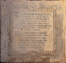 Friedhof Aschach - Friedhofskirche - Epitaph Jakob Winter