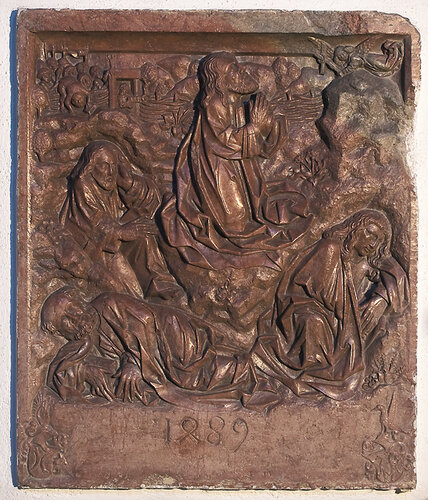 Pfarrkirche Aschach an der Donau - Steinrelief
