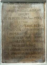 Pfarrkirche Aschach an der Donau - Epitaph Johann Caspar Ignaz Merkl