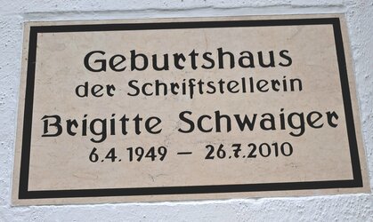 Brigitte Schwaiger Literaturweg - Station 03
