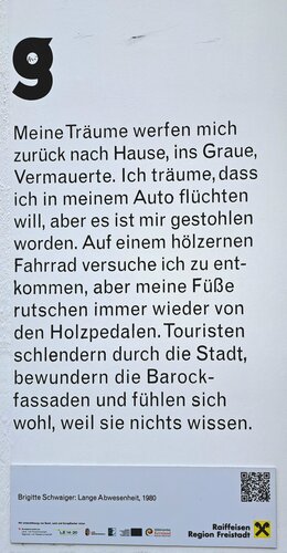 Brigitte Schwaiger Literaturweg - Station 03