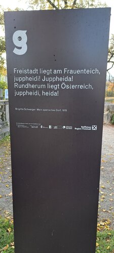 Brigitte Schwaiger Literaturweg - Station 05