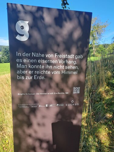 Brigitte Schwaiger Literaturweg - Station 06