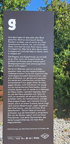 Brigitte Schwaiger Literaturweg - Station 07