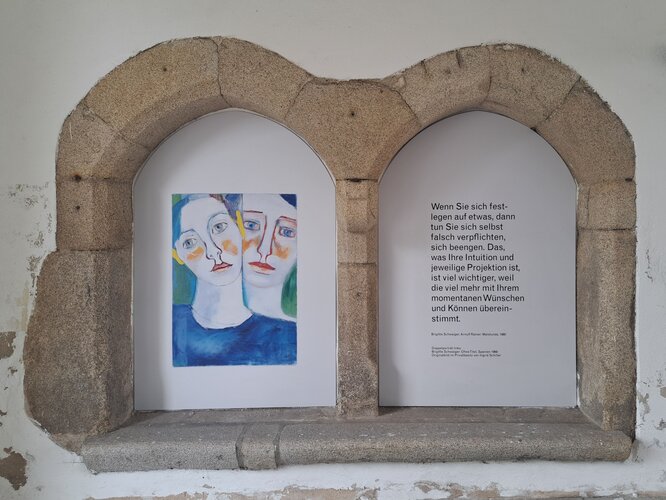 Brigitte Schwaiger Literaturweg - Station 09