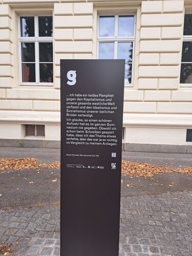 Brigitte Schwaiger Literaturweg - Station 10
