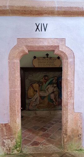 Kreuzweg nach St. Peter - Station 14