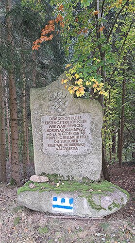 Gedenkstein Alpenverein Nordwaldkammweg