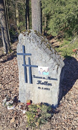 Gedenkstein - Verkehrsunfall - Koller