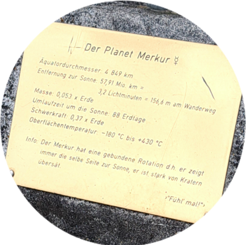 Planetenwanderweg Freistadt - Grünbach - Sandl - Station 02