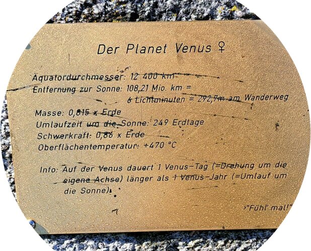 Planetenwanderweg Freistadt - Grünbach - Sandl - Station 03