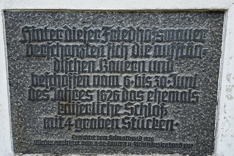Erinnerungstafel Bauernkriegsjahr 1626