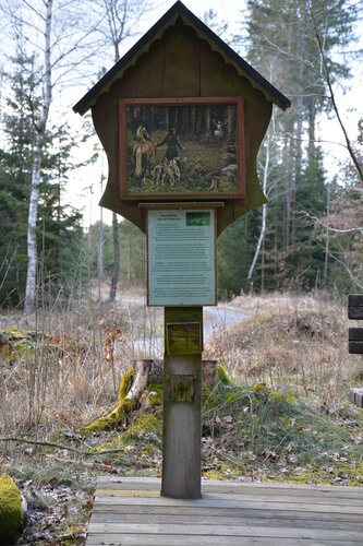 Hubertus-Marterl im Veichterwald