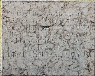 Gedenktafel Gruftkapelle