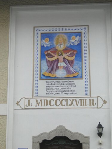 Haus Haslinger in Zimberg-Wandmalerei