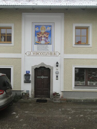 Haus Haslinger in Zimberg-Wandmalerei