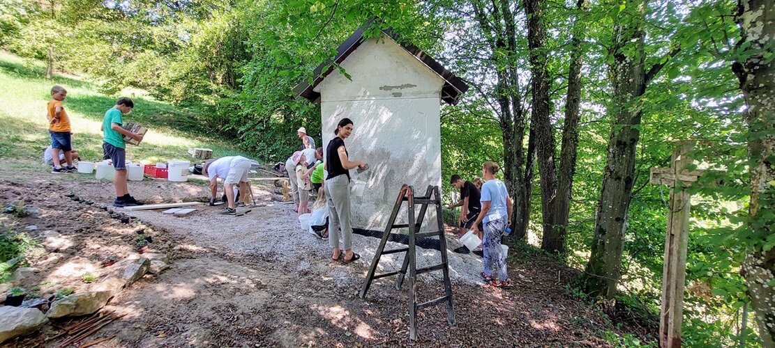 Schutzengelkapelle, früher Kapell'n im Weingarten | © Schloßverein Hagenberg