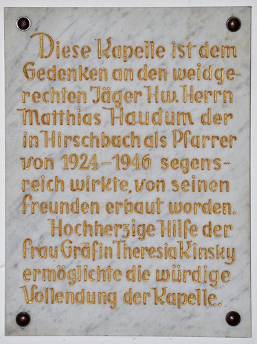 Hubertus (Haudum) - Kapelle