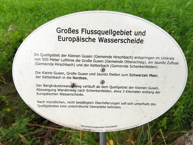 Europäische Wasserscheide