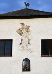 Pichler am Berg - Wandmalerei und Mauernische