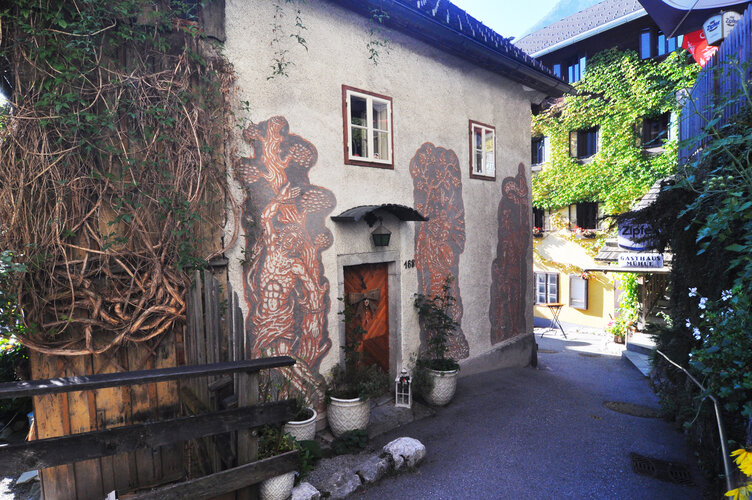 Seemannhaus - Kirchenweg - Hausbilder und Inschrift