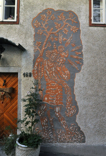 Seemannhaus - Kirchenweg - Hausbilder und Inschrift