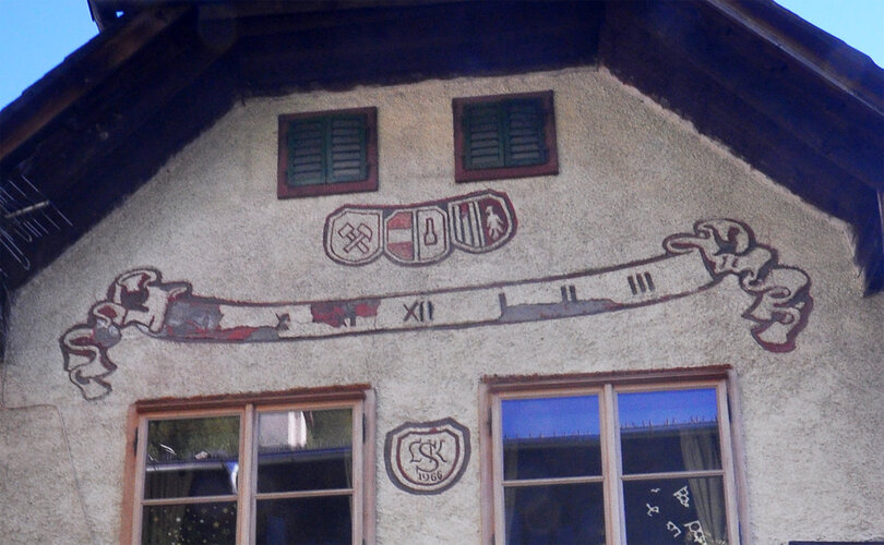 Seemannhaus - Kirchenweg - Hausbilder und Inschrift