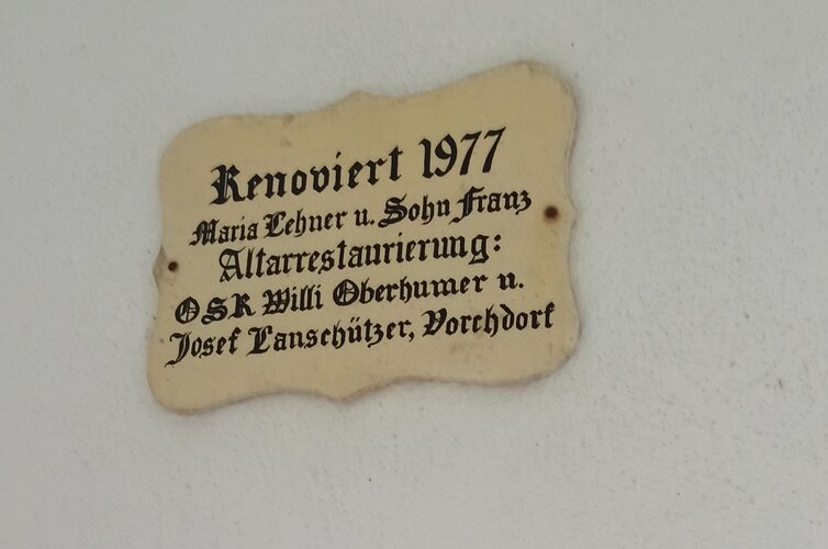 Hinteraigner Kapelle und Hausbild