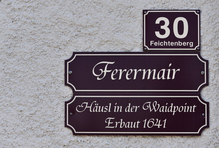 Feremair - Häusl in der Waldpoint - Hausbild