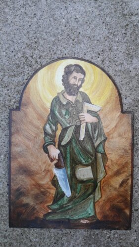 Steinsäule Eisengattern