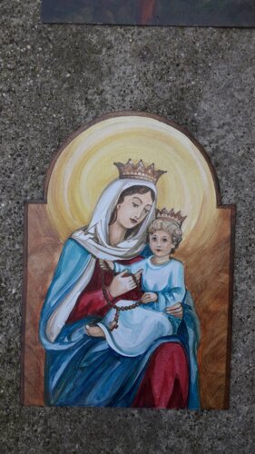 Steinsäule Eisengattern