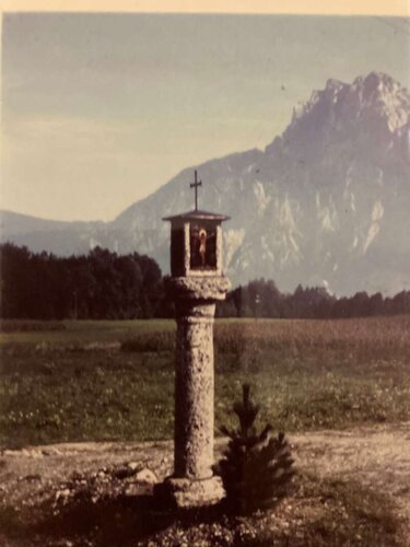 Marterl Kreuzsäule Mühlbachberg