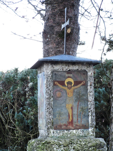 Marterl Kreuzsäule Mühlbachberg