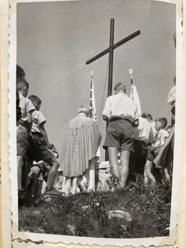 Gipfelkreuz Traunkirchner (kleiner) Sonnstein