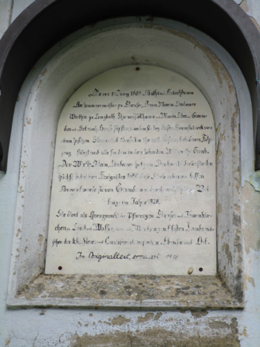 Gedenkbildstock Wechselsäule