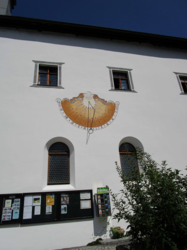 Sonnenuhr Pfarrhof Traunkirchen