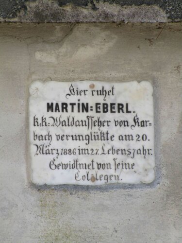 Erinnerungstafel Martin Eberl